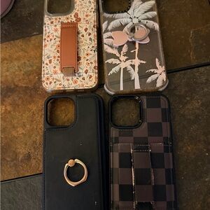 Elegant Floral and Palm Tree Phone Case Collection